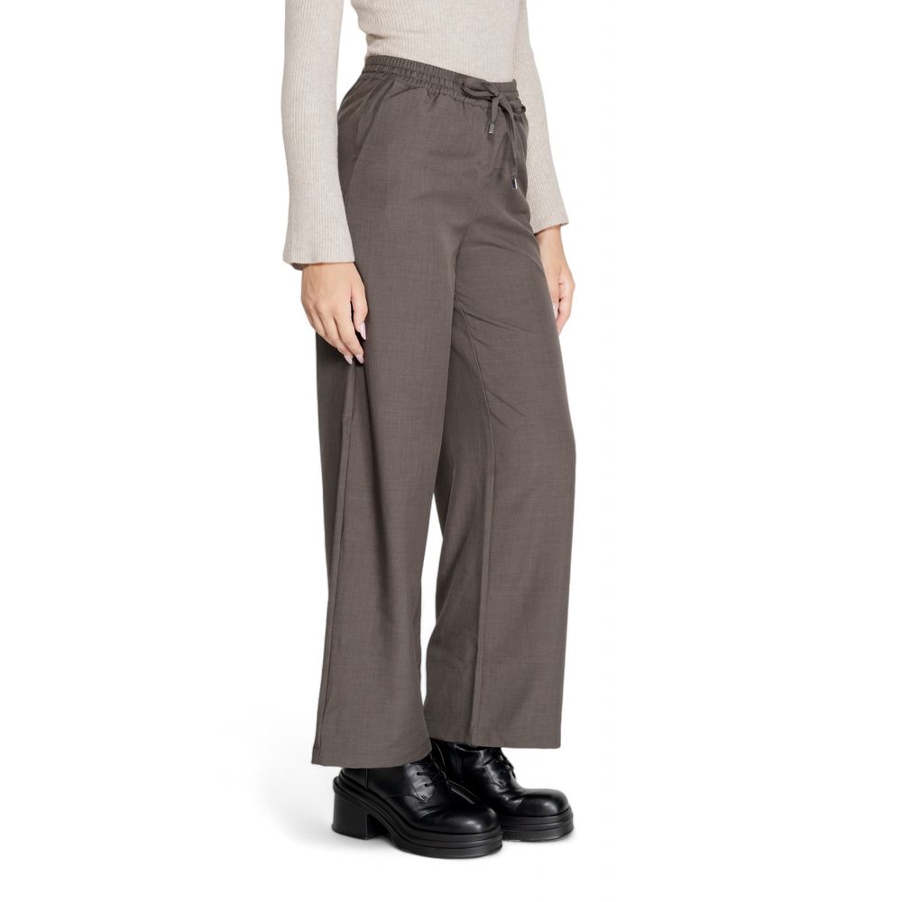 Only Graue Freizeithose aus Polyester