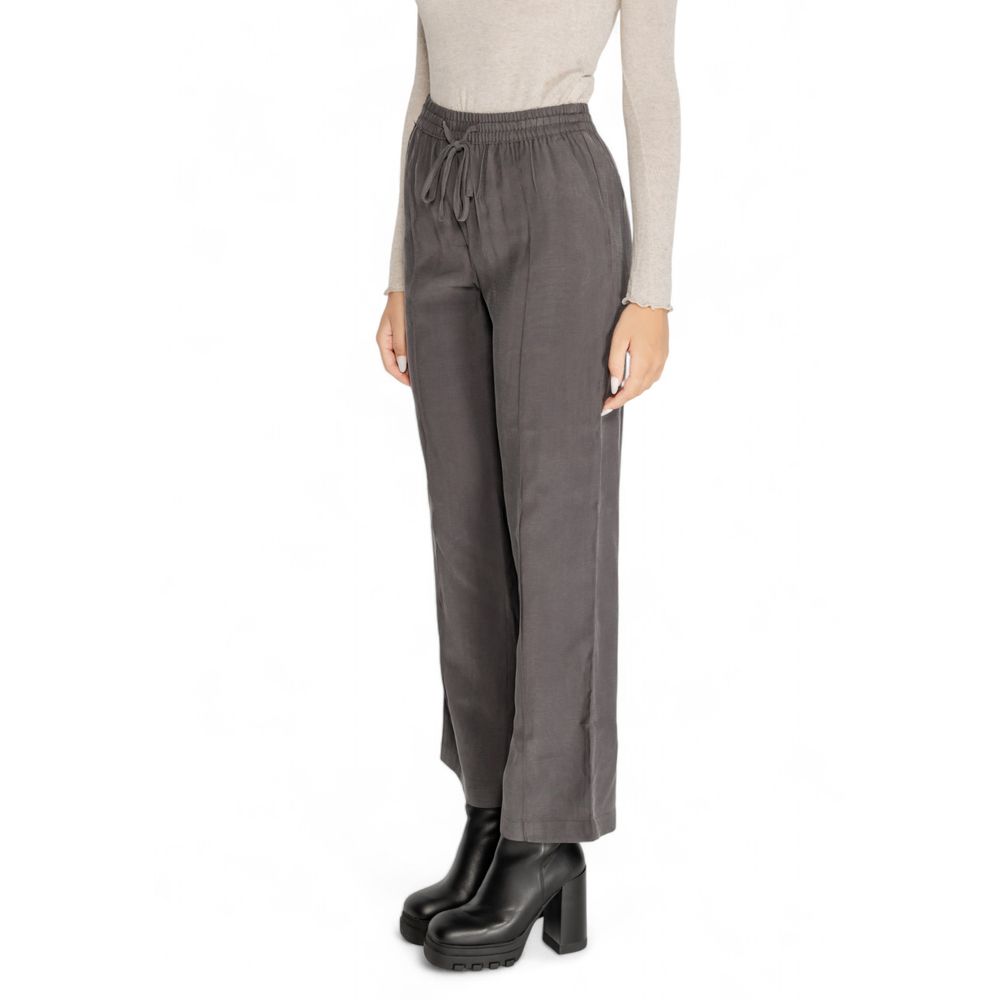 Jacqueline De Yong Grey Everyday Viscose Trousers