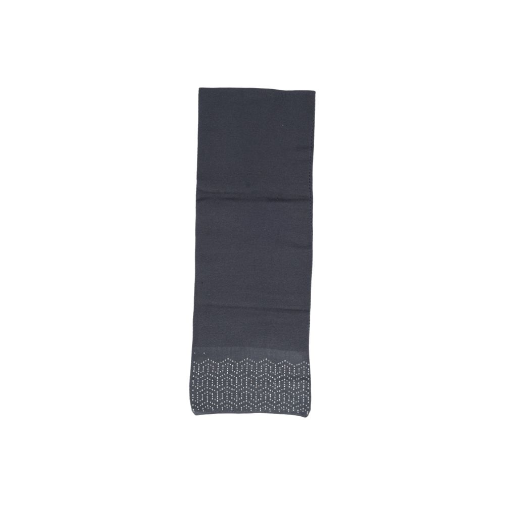 Pieces Grey Polyester Scarf