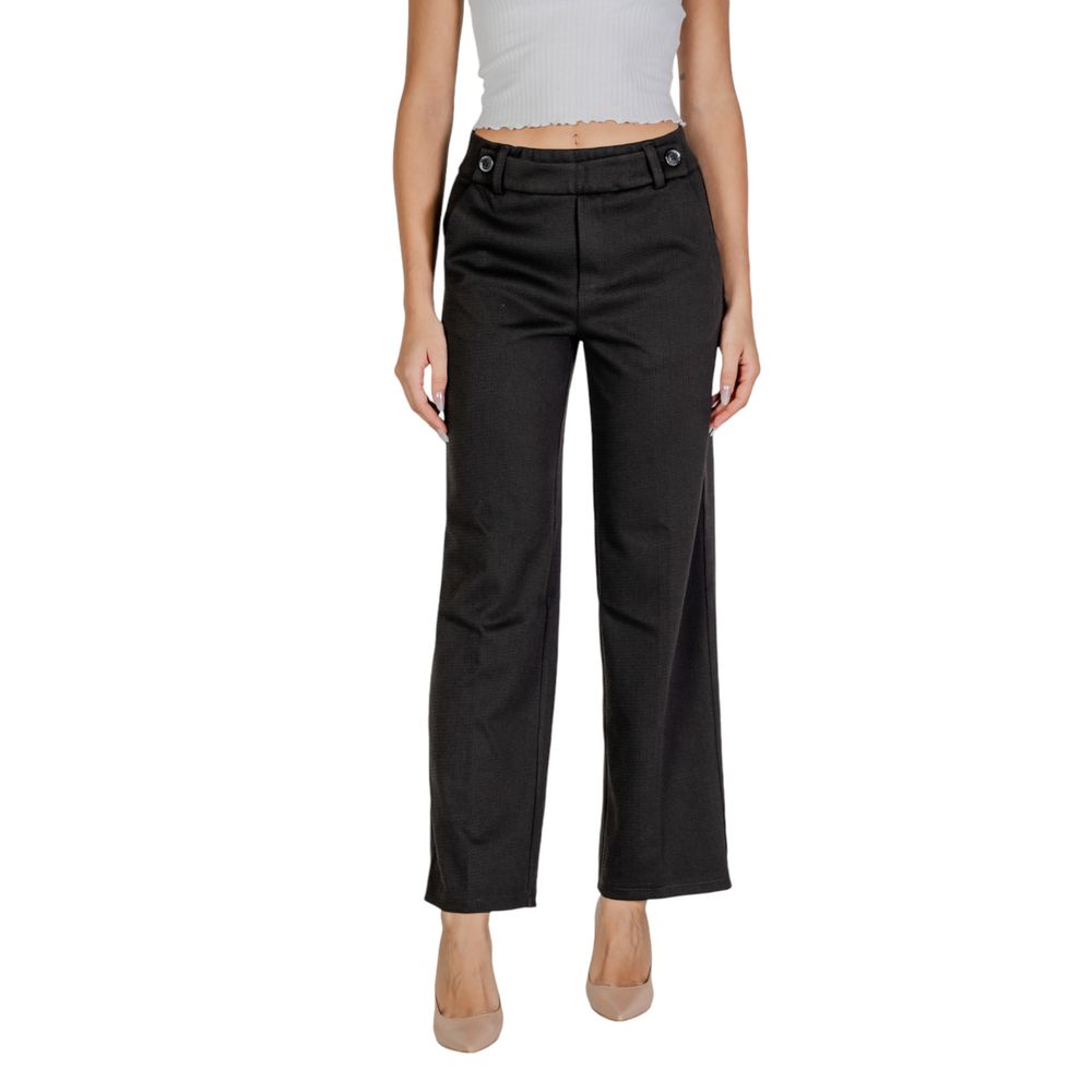 Street One Black Polyester Trousers for Everyday