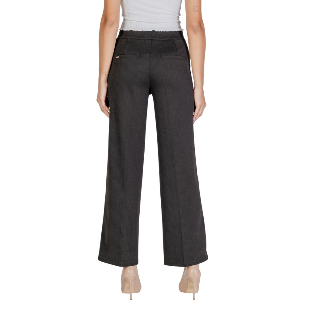 Street One Black Polyester Trousers for Everyday
