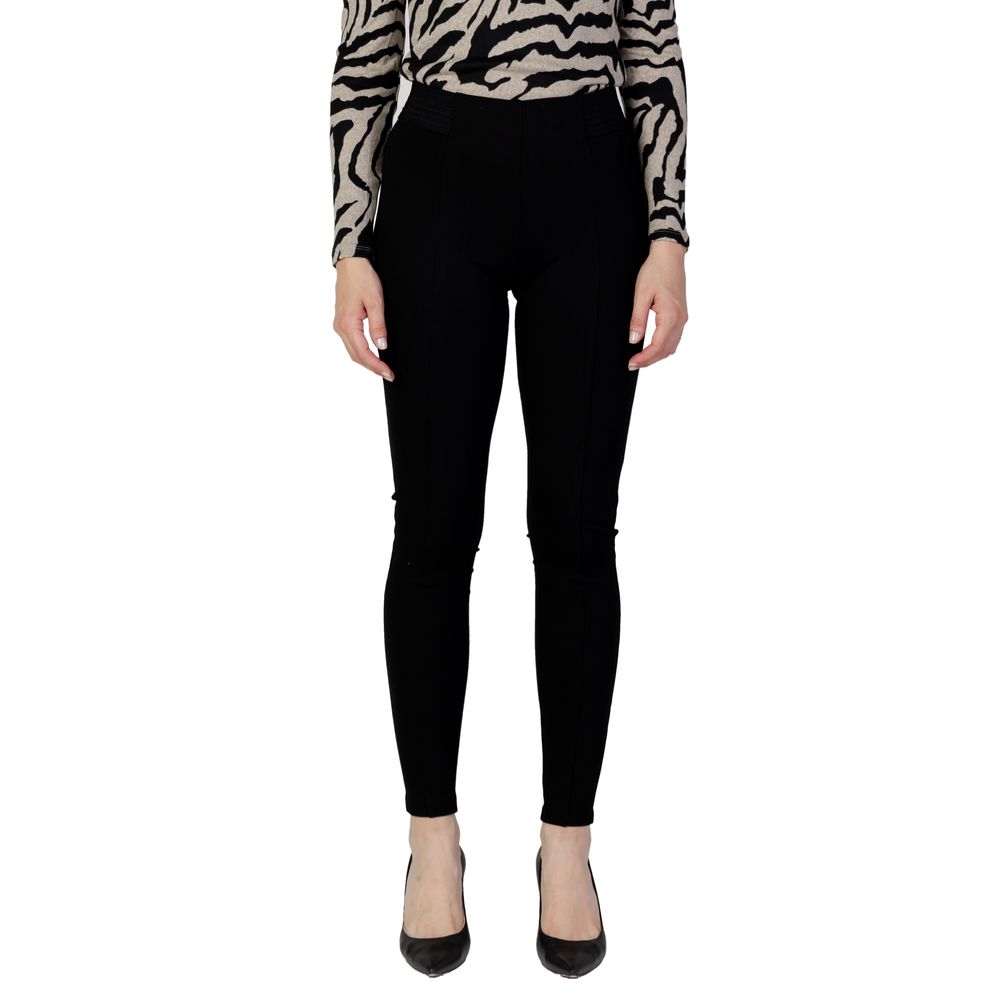 Only Schwarze Leggings aus Viskose