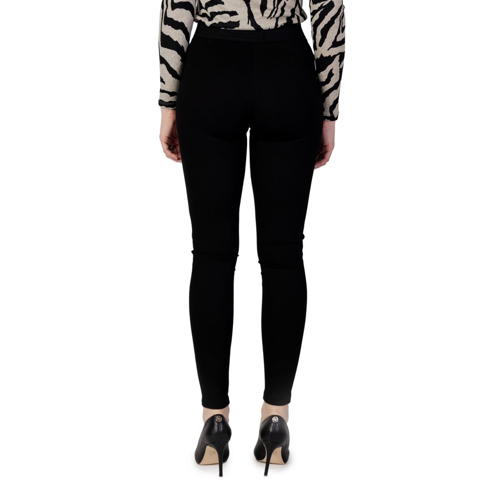Only Schwarze Leggings aus Viskose