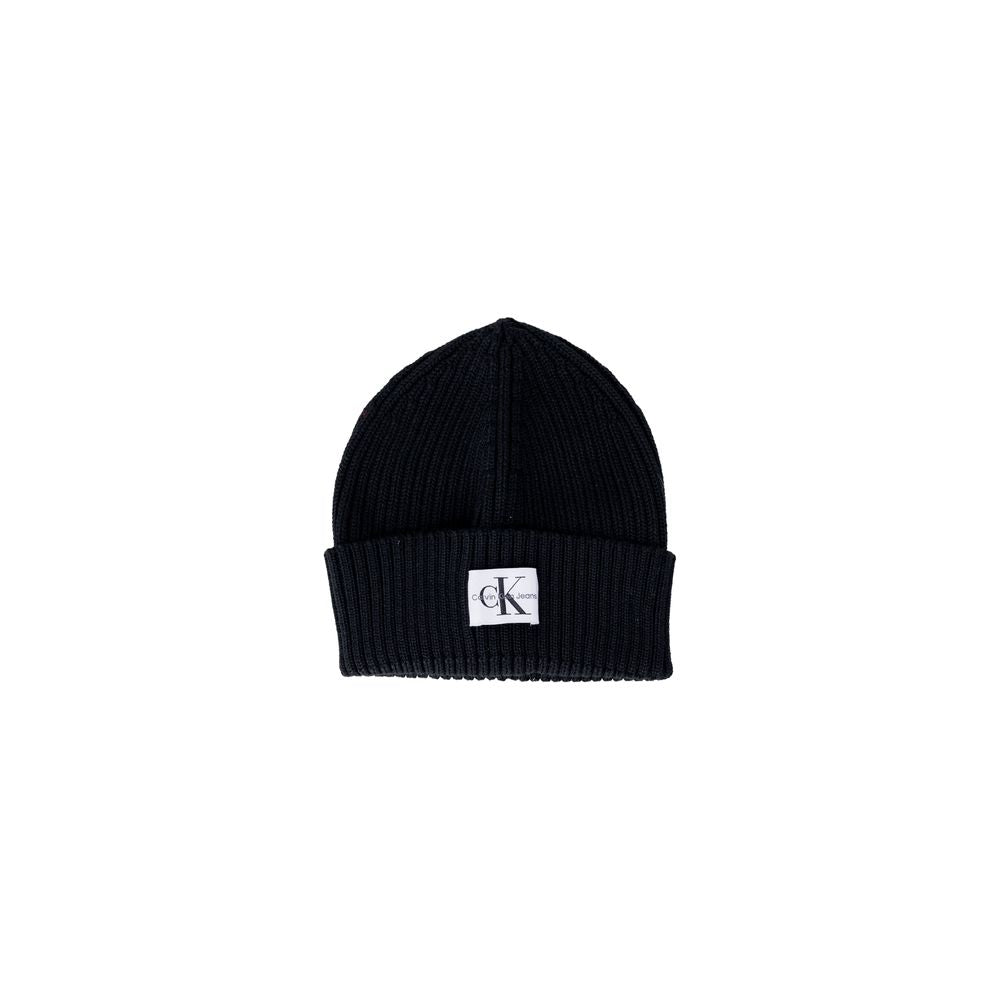 Calvin Klein Jeans Schwarze Wollkappe (Baseball Cap)