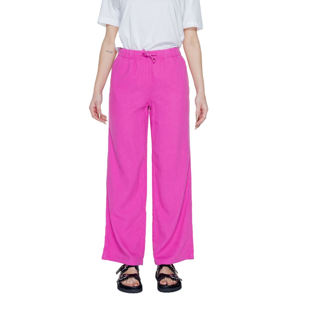 Only Leinencasualhose in Rosa
