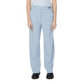 Only blue polyester trousers for leisure