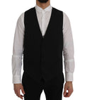 Dolce & Gabbana Schwarze STAFF Baumwollweste