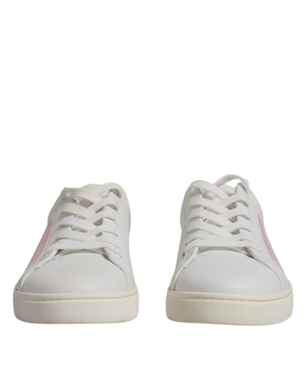 Dolce & Gabbana White Classic Calfskin Sneakers Shoes