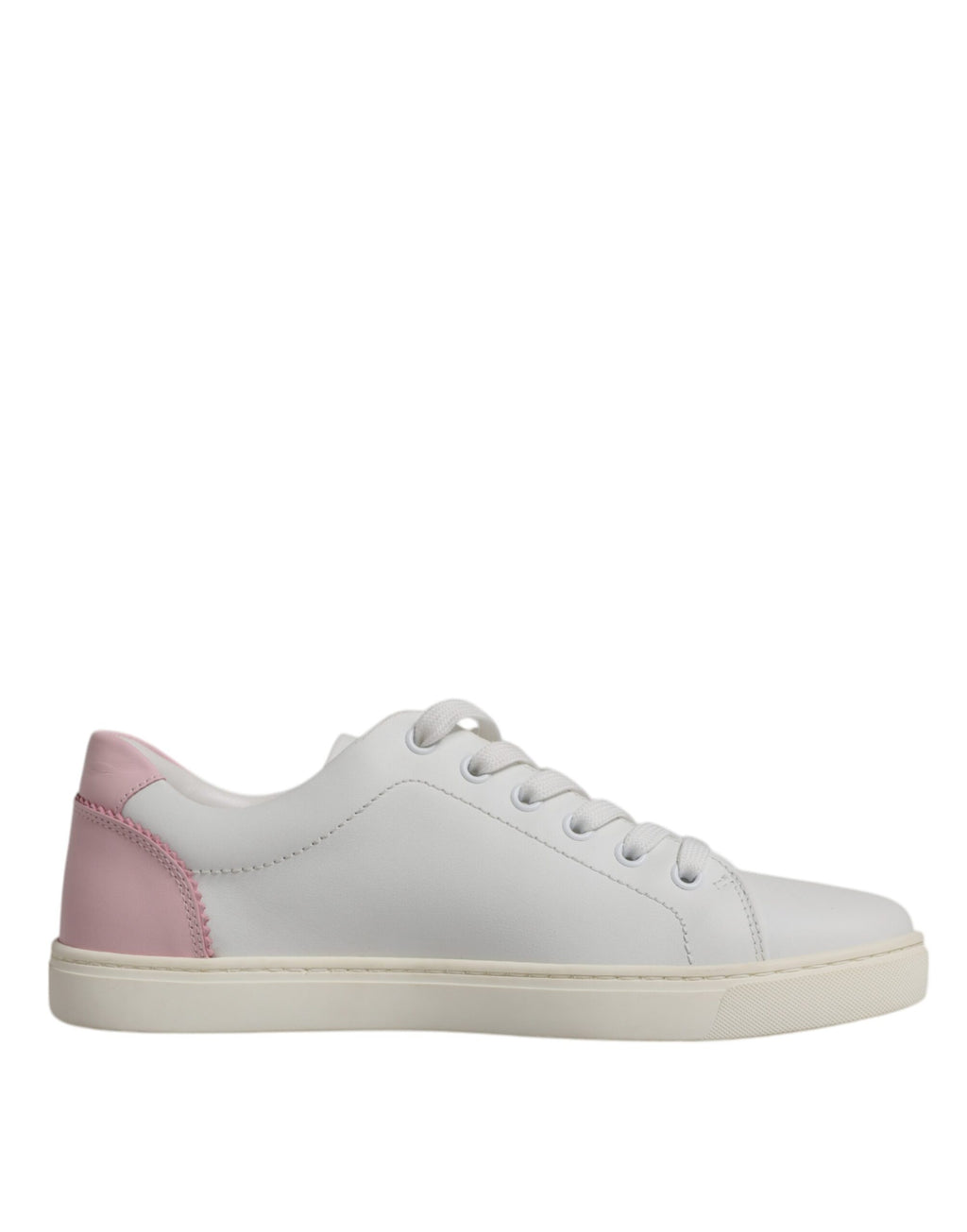 Dolce & Gabbana White Classic Calfskin Sneakers Shoes