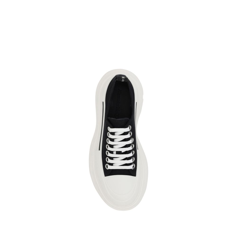 Alexander McQueen Robuste Sneaker aus schwarzem Gummi