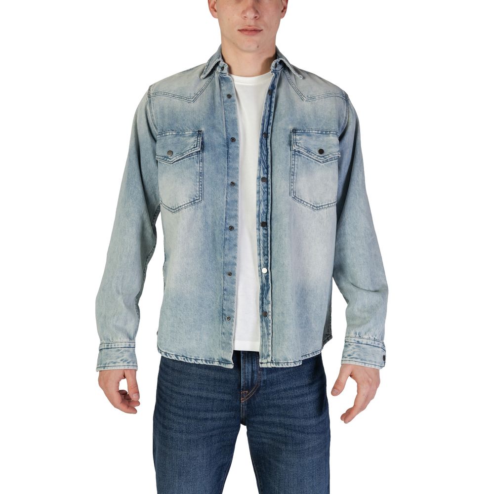 Hugo Boss Hellblaues Denim-Hemd
