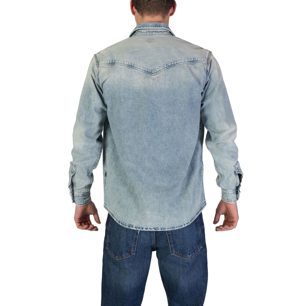 Hugo Boss Hellblaues Denim-Hemd