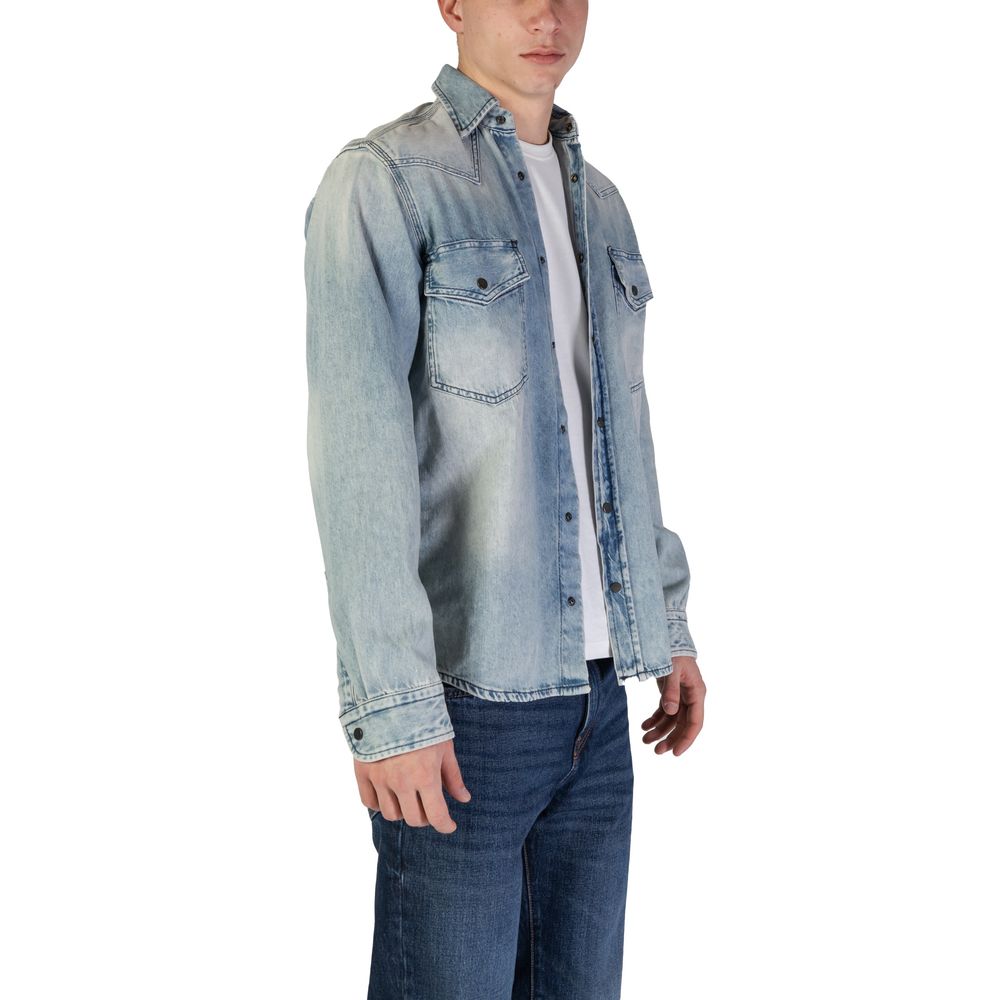 Hugo Boss Hellblaues Denim-Hemd