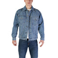 Hugo Boss Light Blue Cotton Jackets &amp