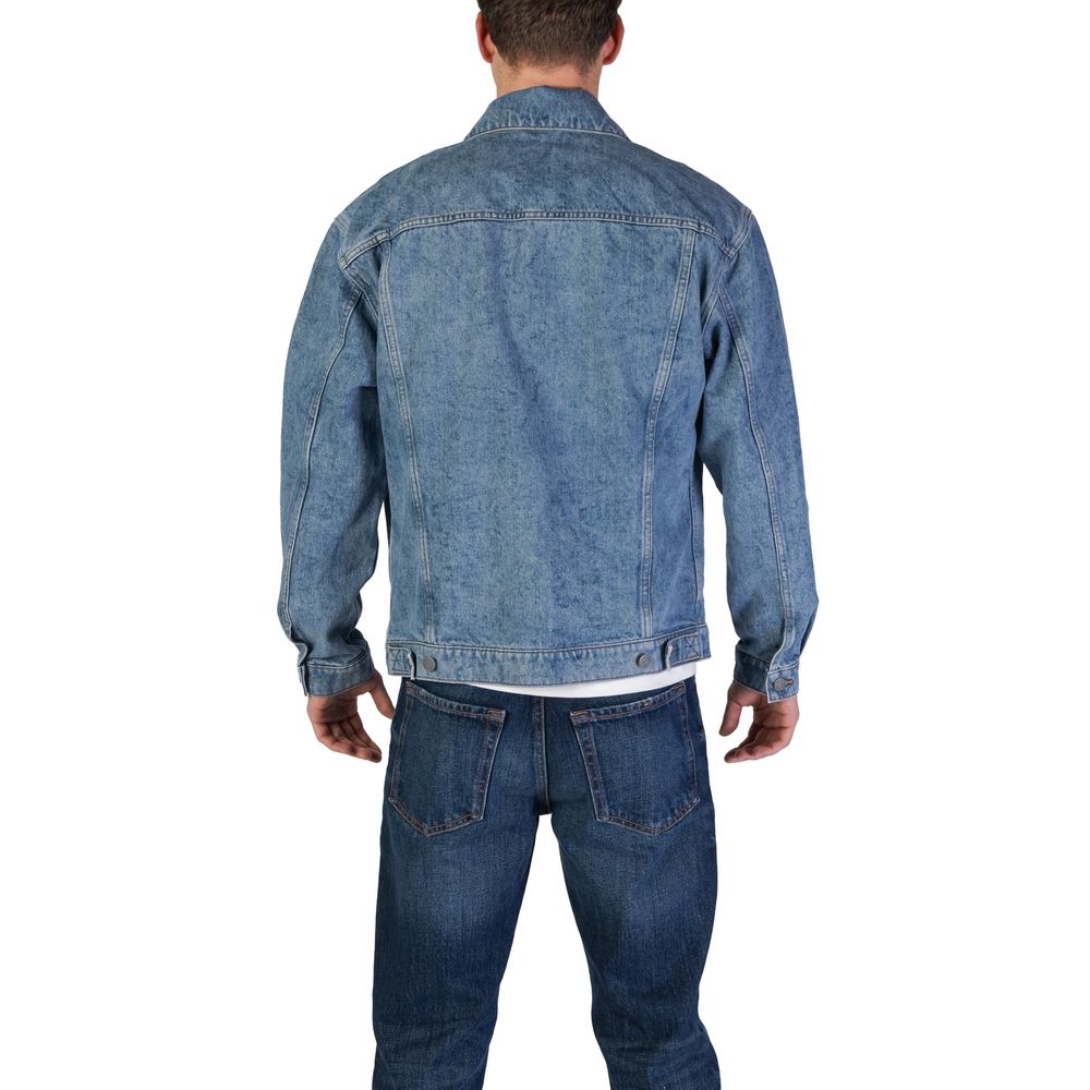 Hugo Boss Light Blue Cotton Jackets &amp