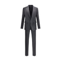 Dsquared² Schwarzer Woll-Anzug aus Fleece mit zwei Teilen