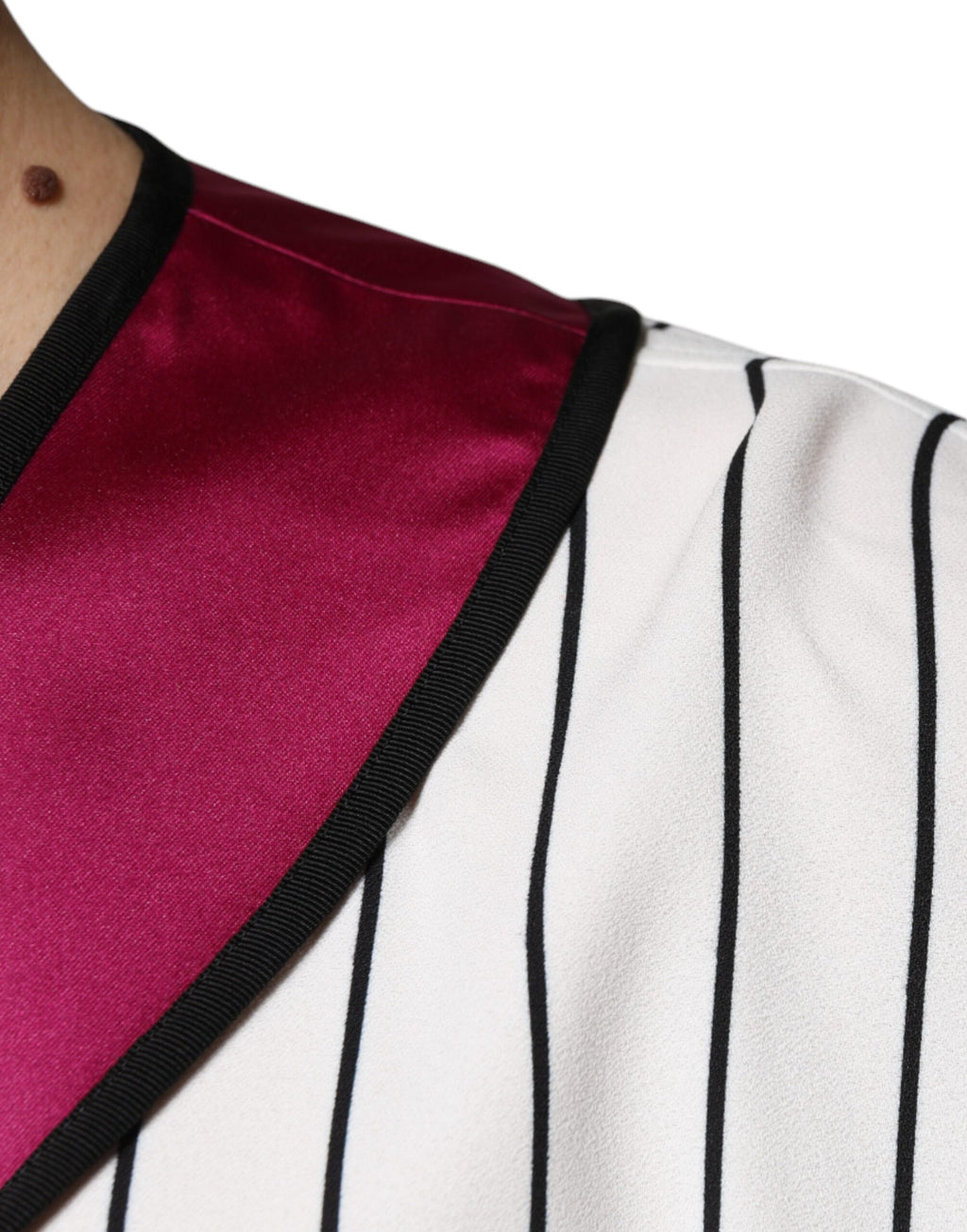 Dolce & Gabbana Multicolor Logo V-Neck Jersey T-Shirt