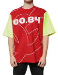 Dolce & Gabbana Men's Multicolor Logo Cotton Crew Neck T-Shirt