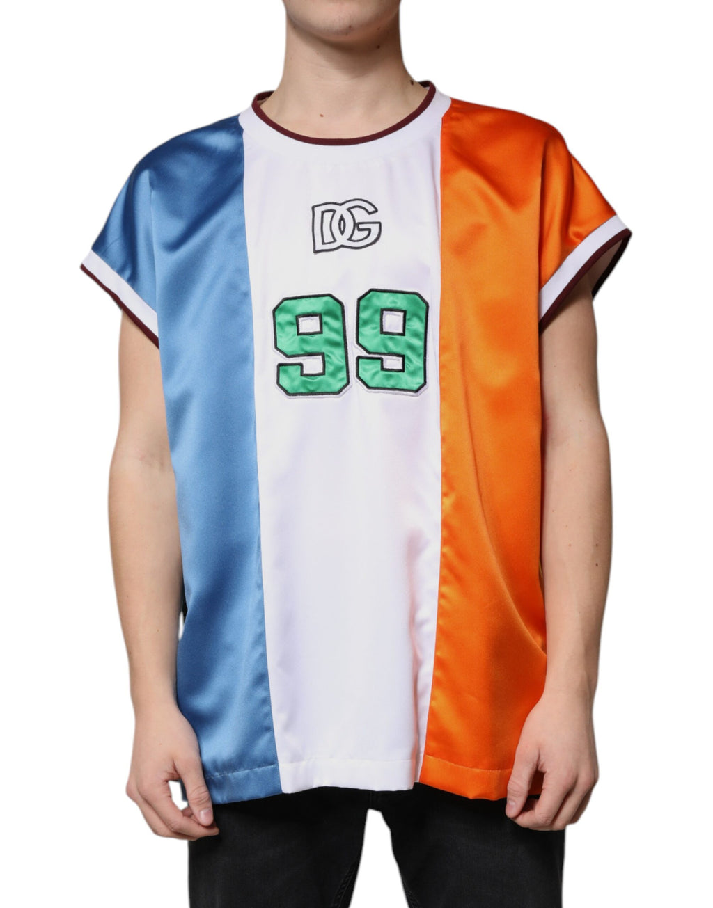 Dolce & Gabbana Multicolor Sleeveless Jersey Tank T-Shirt