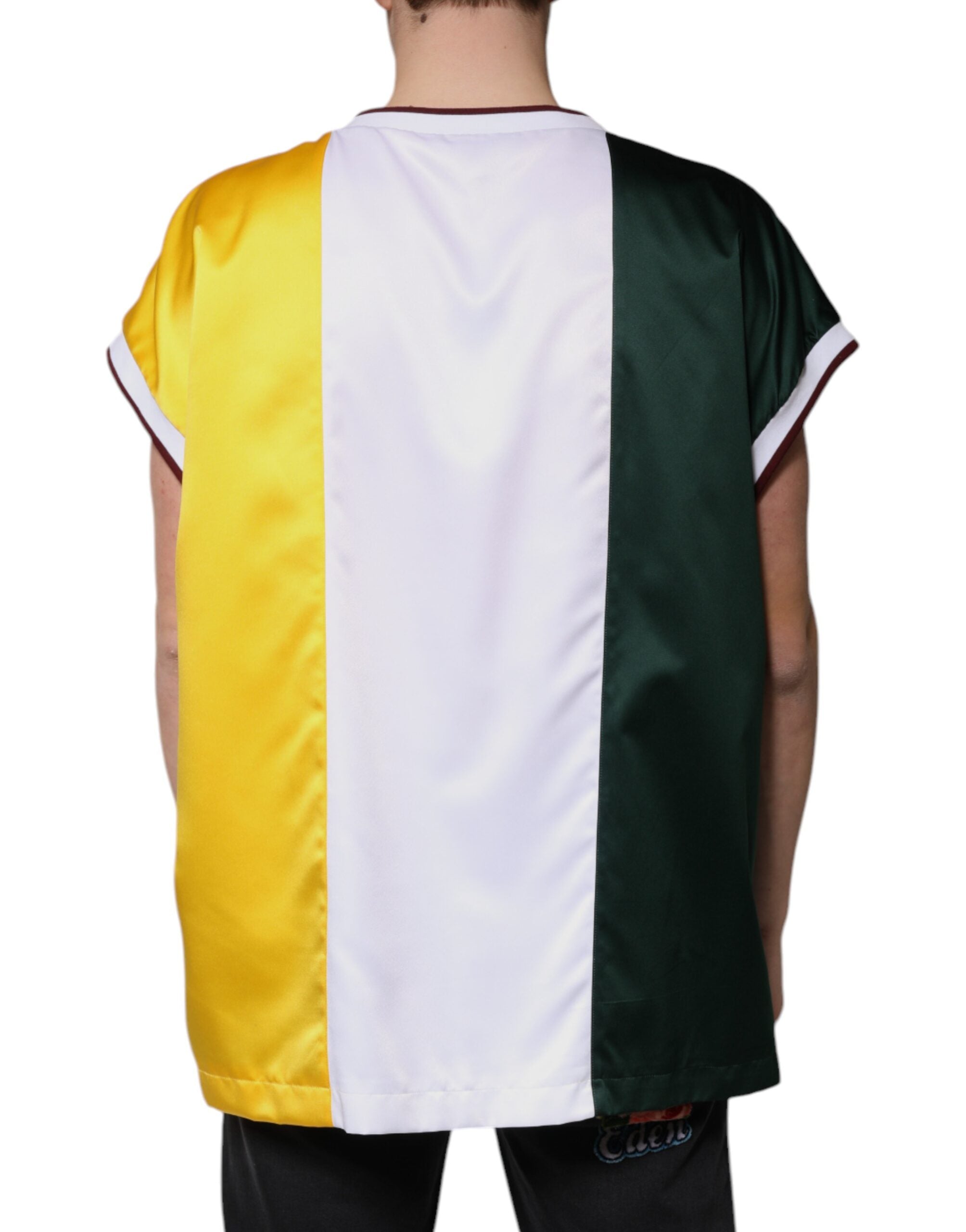 Dolce & Gabbana Multicolor Sleeveless Jersey Tank T-Shirt