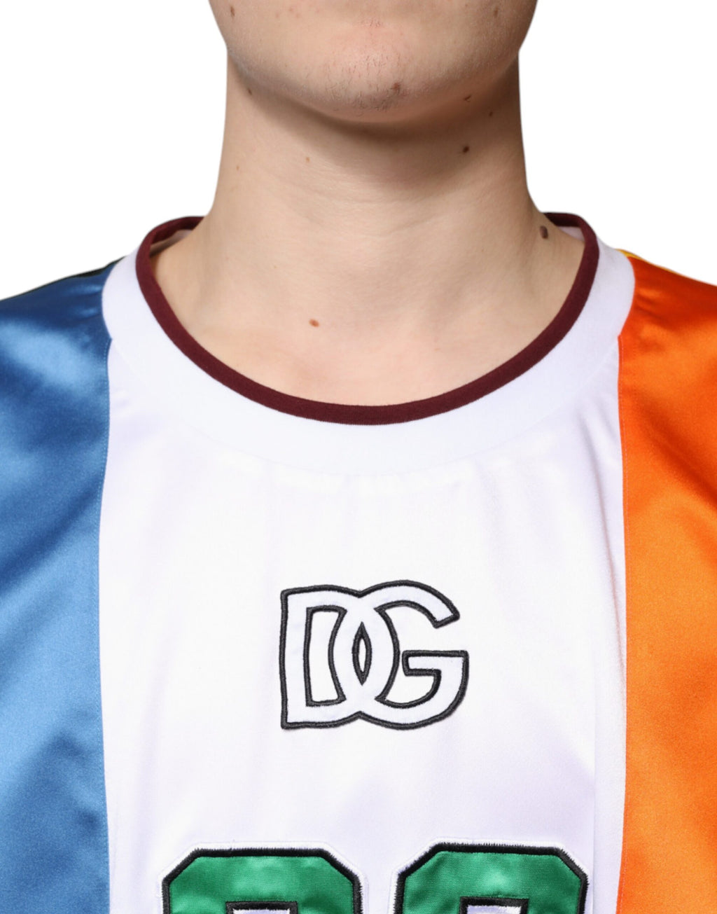 Dolce & Gabbana Multicolor Sleeveless Jersey Tank T-Shirt