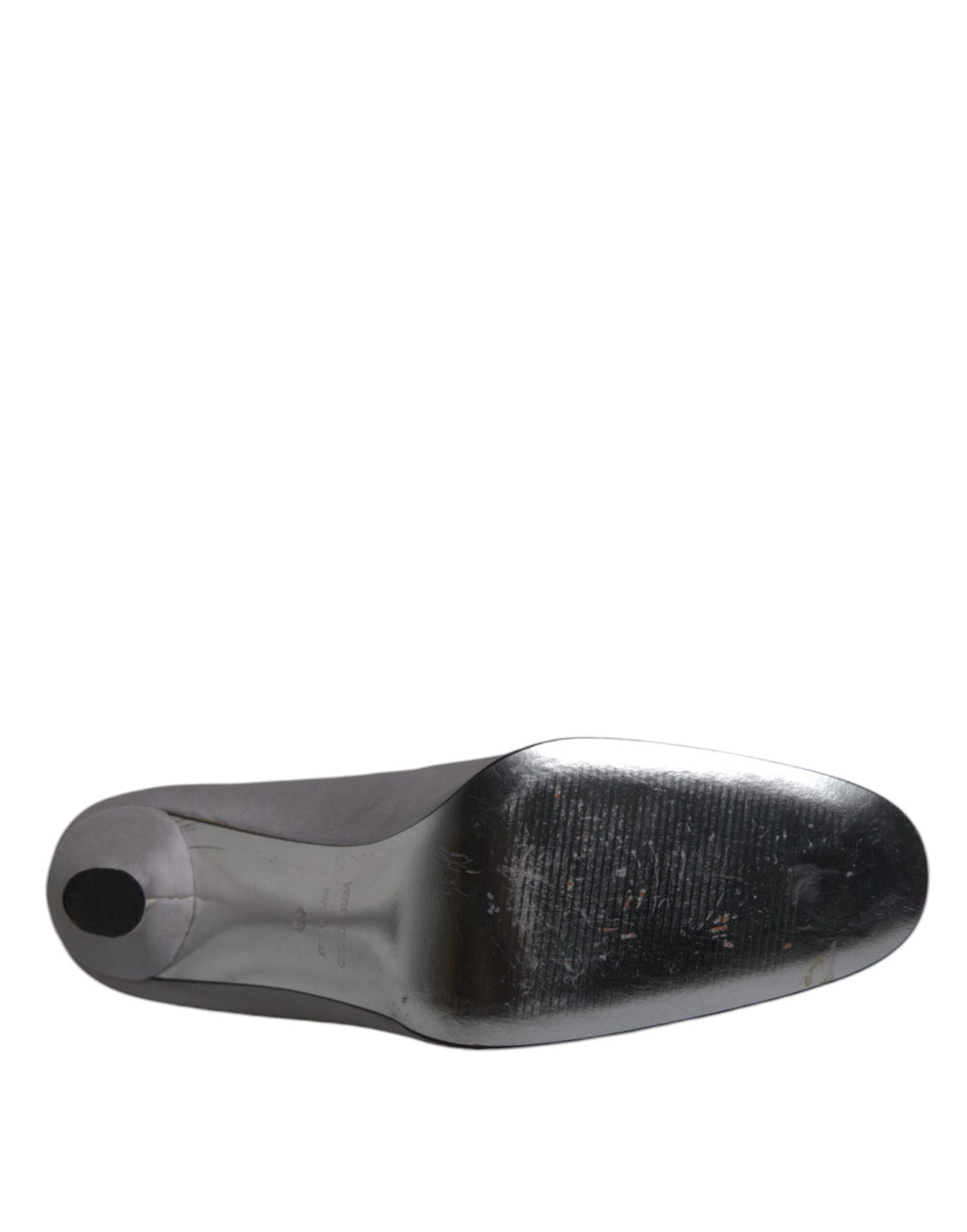 Dolce & Gabbana Grey Suede Leather High Heel Pumps Shoes