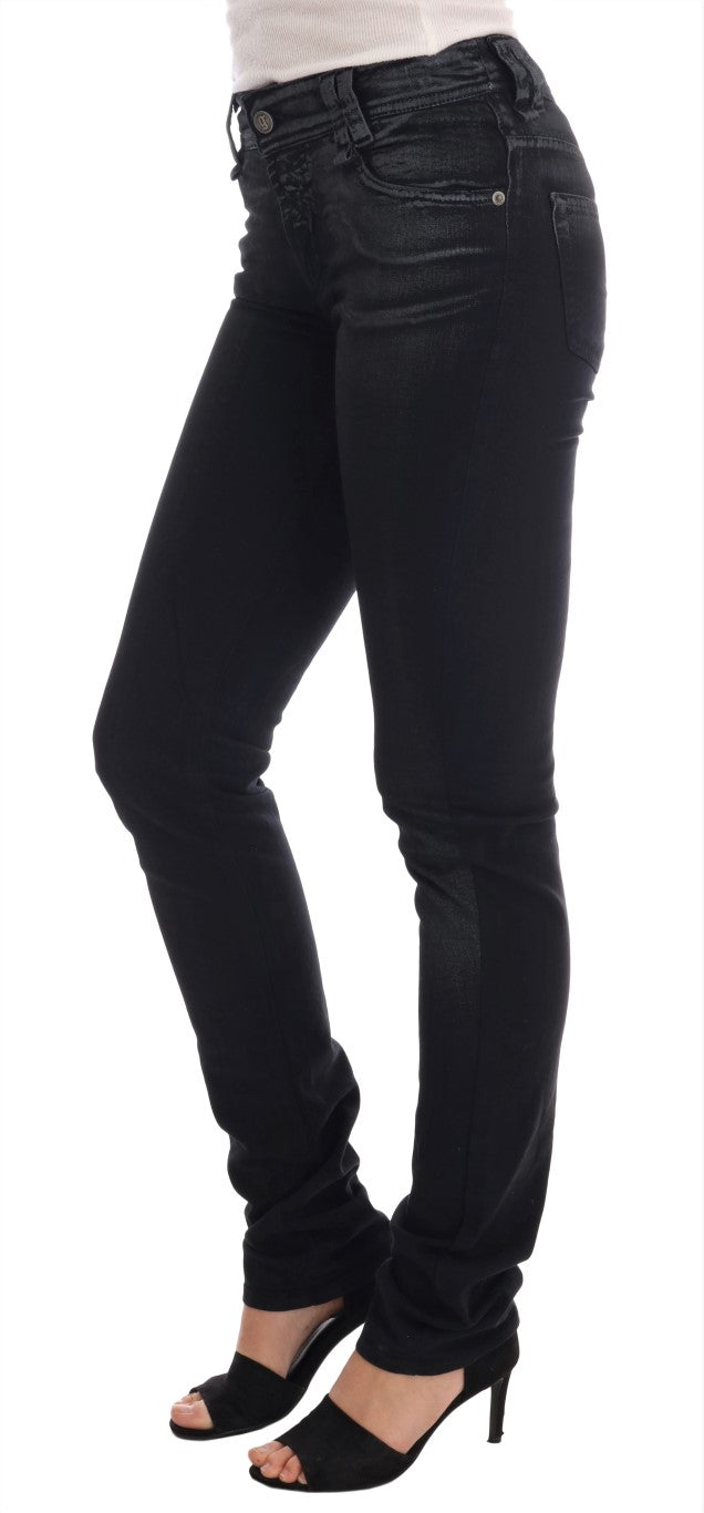John Galliano Grey Cotton-Stretch Regular Fit Jeans