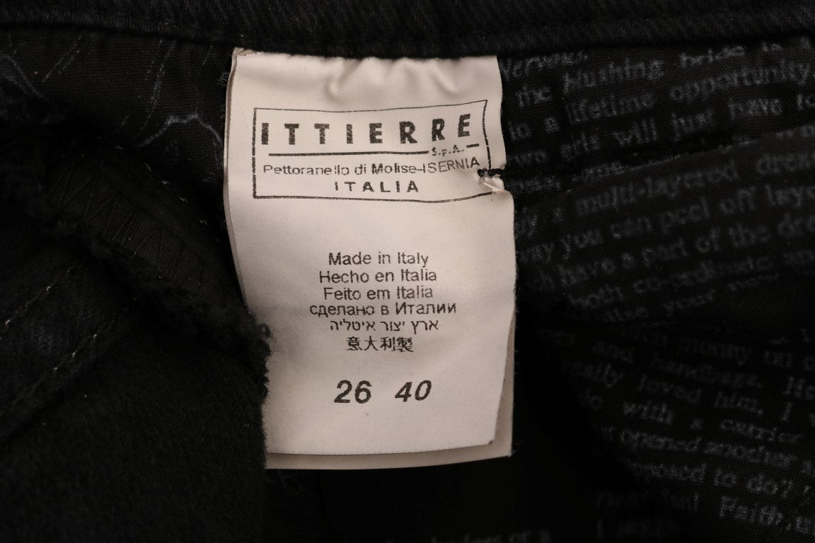 John Galliano Grey Cotton-Stretch Regular Fit Jeans