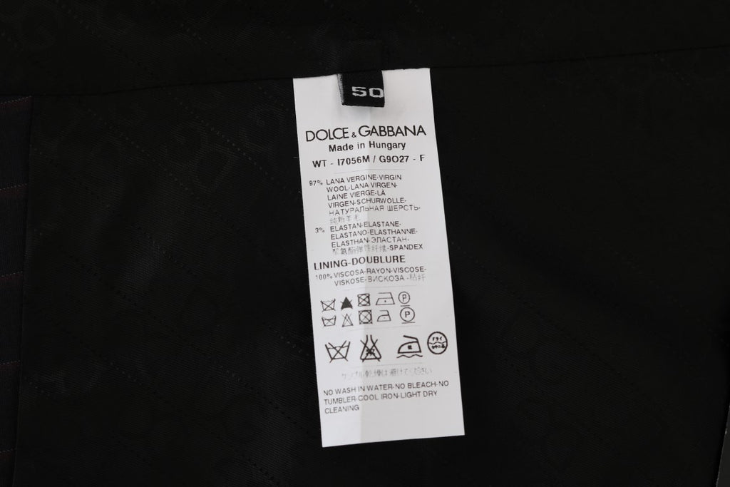 Dolce & Gabbana Blue Wool-Blend Vest