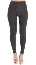 Dolce & Gabbana Grey Cashmere-Stretch Tights