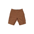 Hamaki-Ho Braune Leinen-Bermudashorts