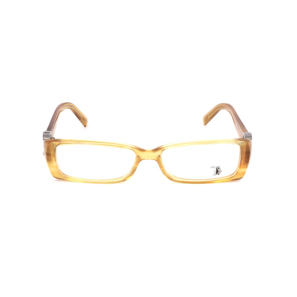 Tod's Gelbe Acetat-Brillengestelle