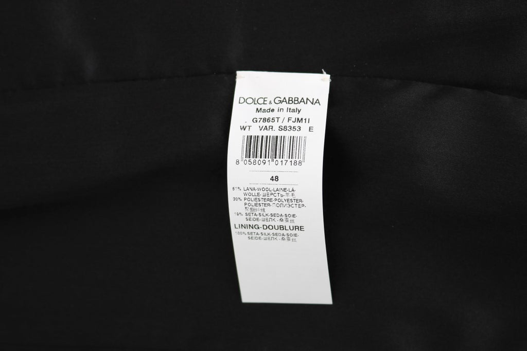 Dolce & Gabbana Schwarze Weste mit Polka-Dot-Muster