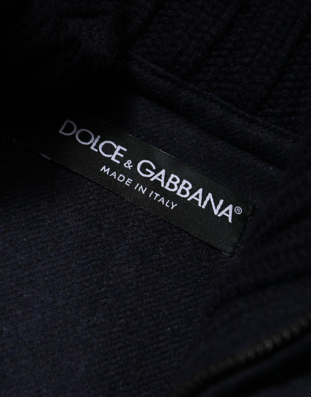 Dolce & Gabbana Black Hooded Nylon Puffer Men's Coat Jacket