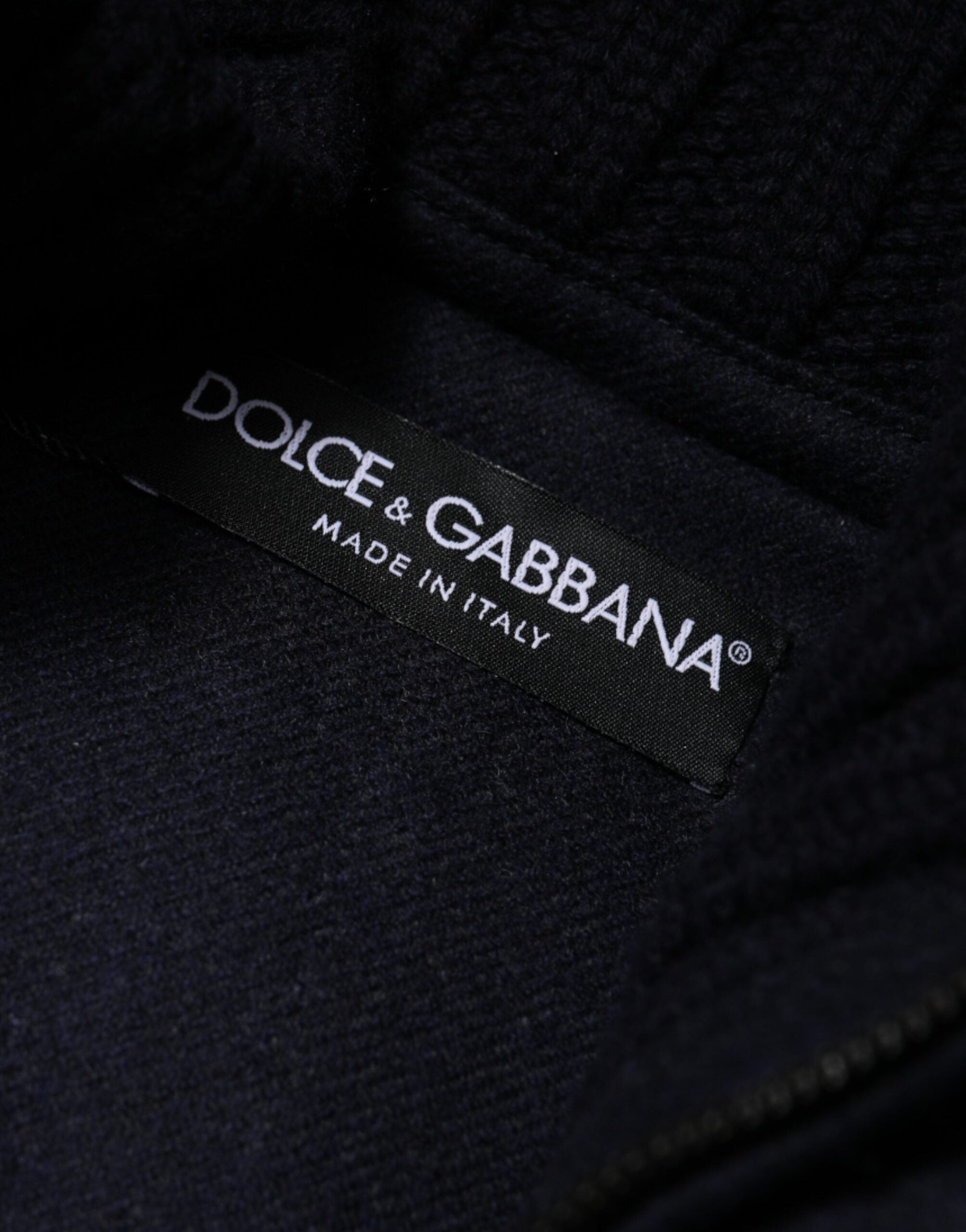 Dolce & Gabbana Black Hooded Nylon Puffer Men's Coat Jacket