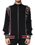 Dolce & Gabbana Black DG King Full-Zip Sweatshirt