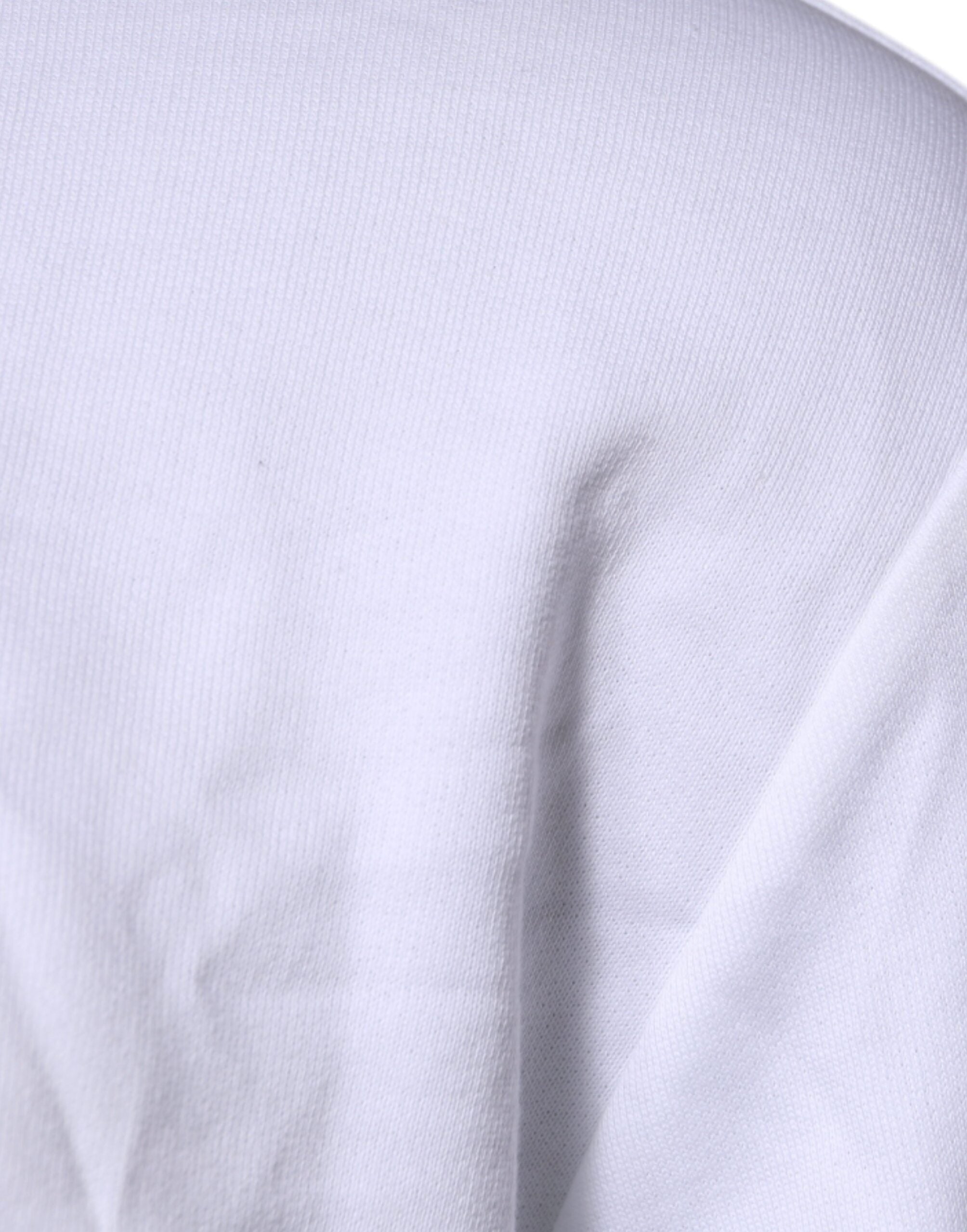 Versace White Medusa Embroidered Crew Neck Jumper