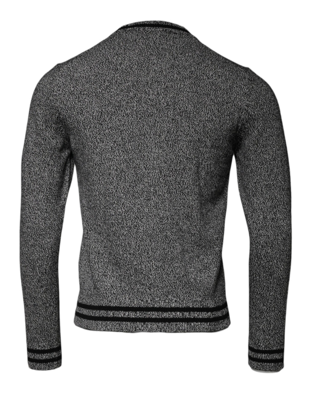Dolce & Gabbana Grey Crown King Cashmere Sweater