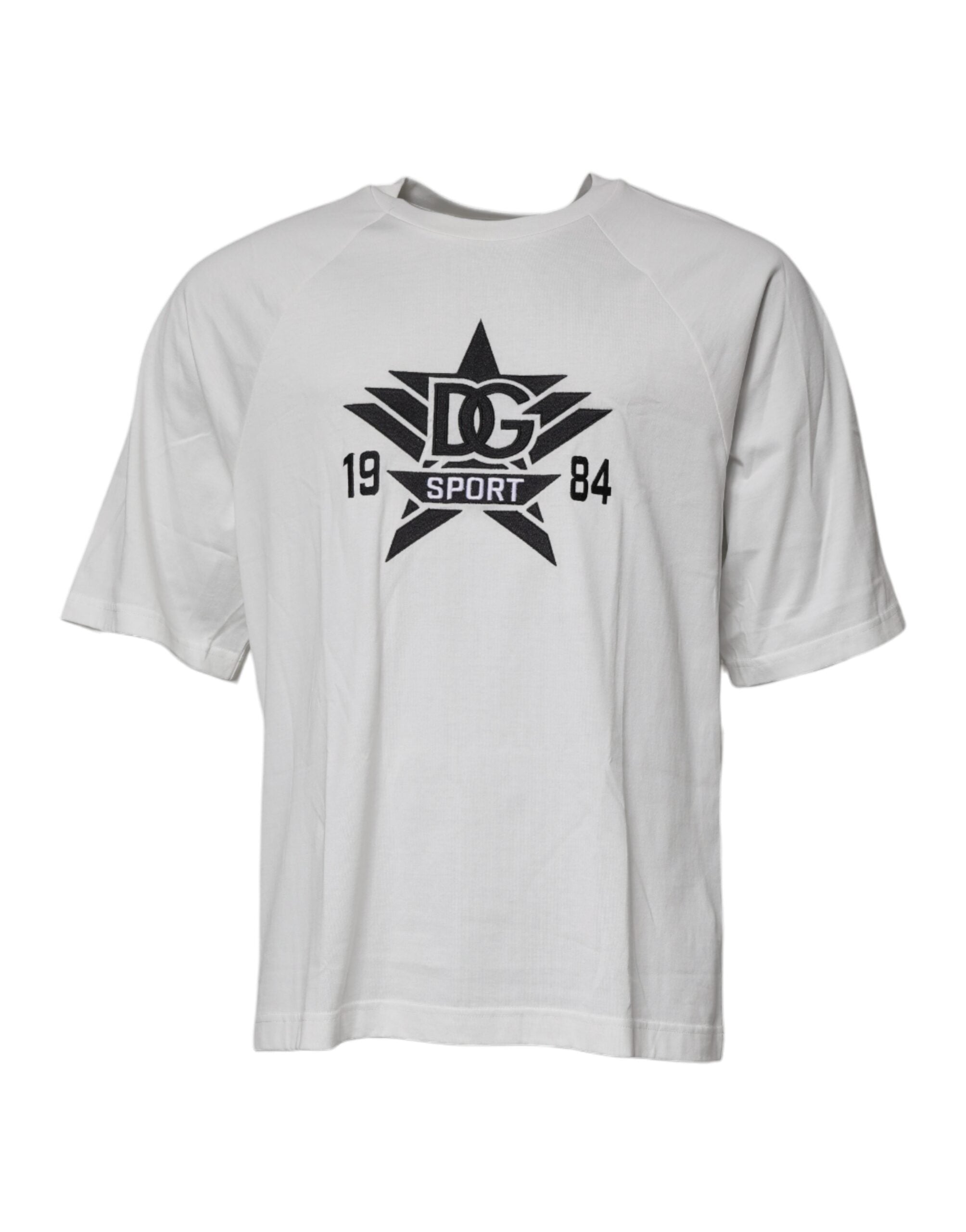 Dolce & Gabbana White DG Sport Crew Neck Short Sleeve T-Shirt