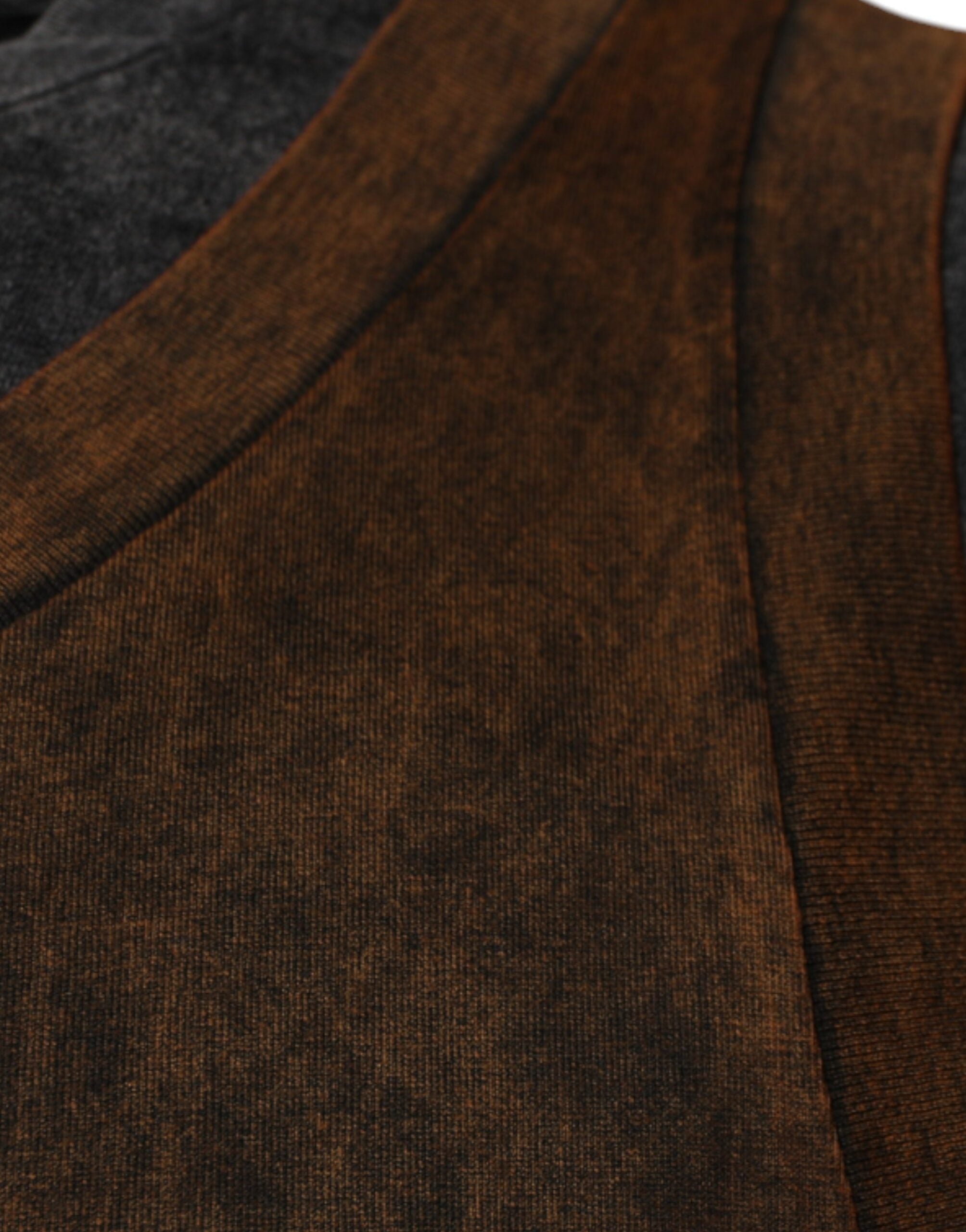 Dolce & Gabbana Brown Sleeveless Cotton Crew Neck T-Shirt