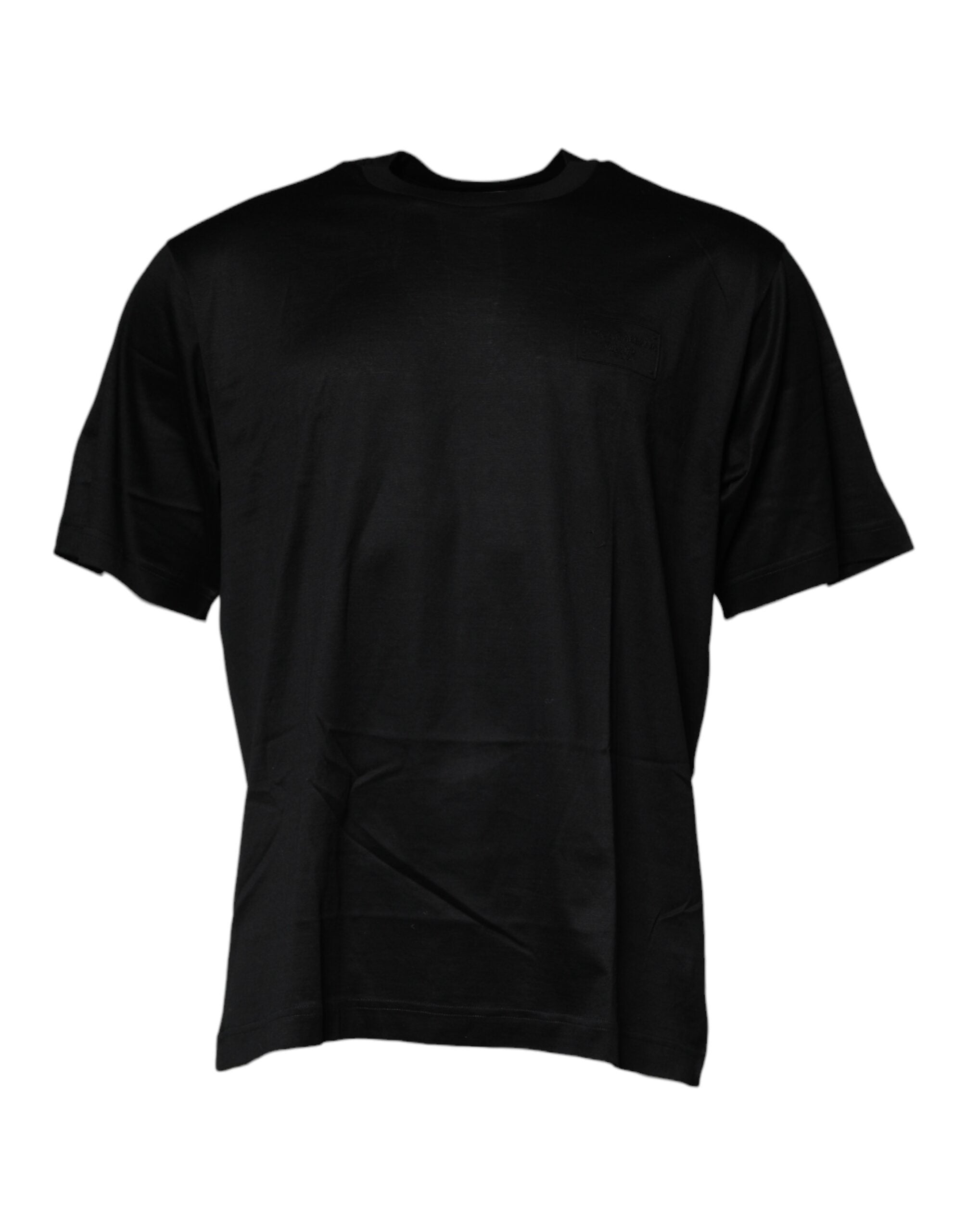 Dolce & Gabbana Black Crew Neck Short Sleeve T-Shirt