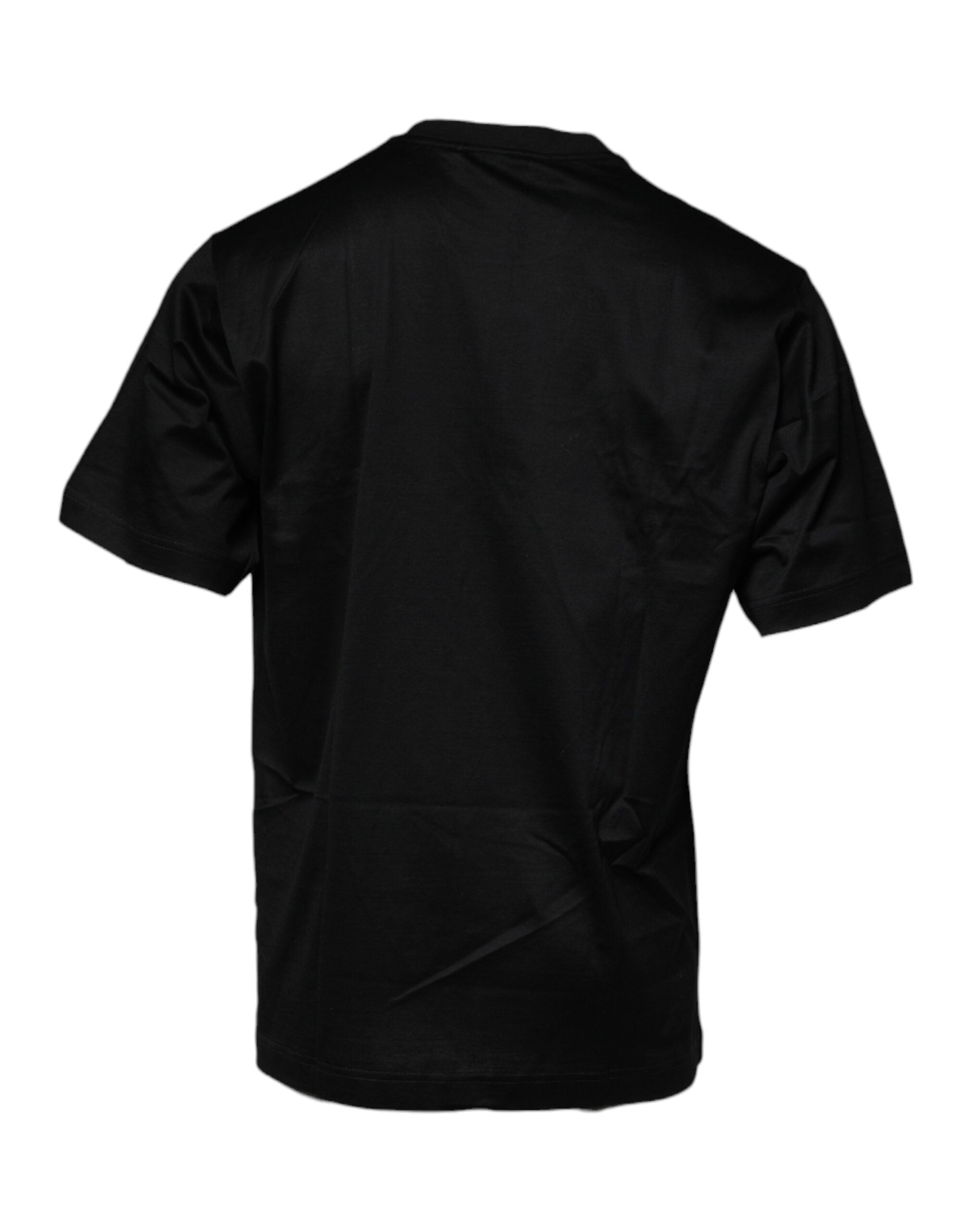 Dolce & Gabbana Black Crew Neck Short Sleeve T-Shirt
