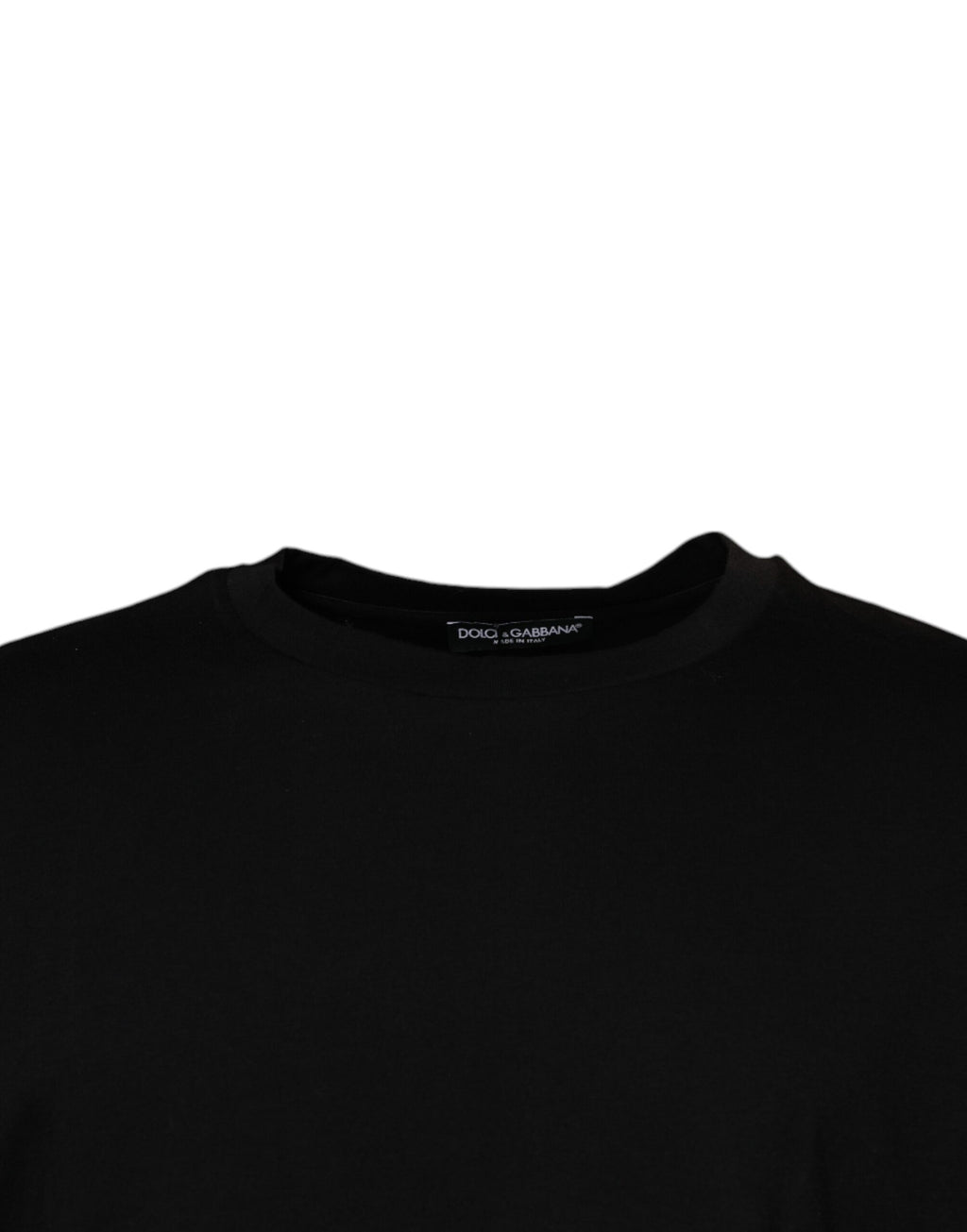 Dolce & Gabbana Black Short Sleeve Crew Neck T-Shirt