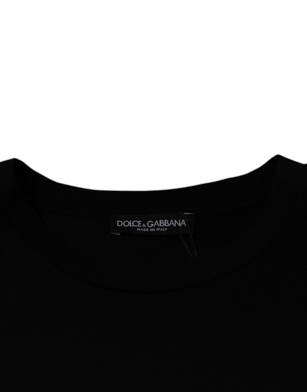 Dolce & Gabbana Black Short Sleeve Crew Neck T-Shirt