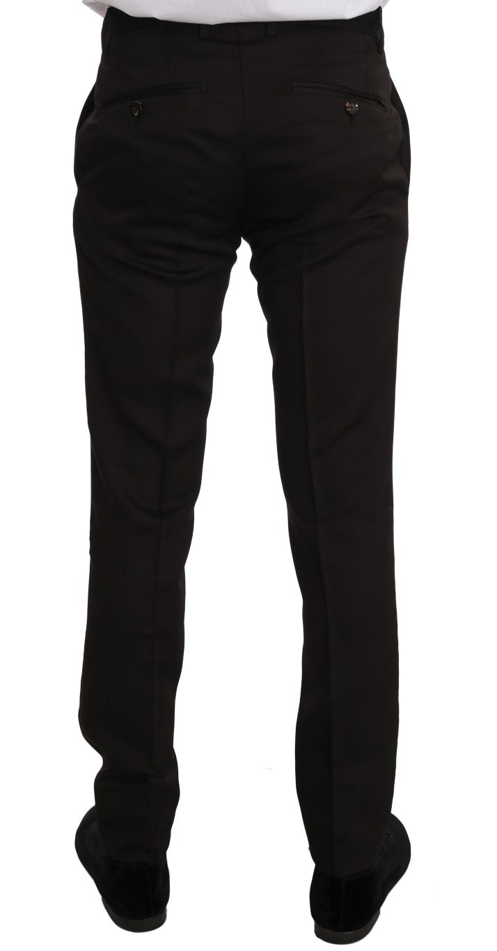 Dolce & Gabbana Braun Wolle Kristall Biene Slim Fit MARTINI