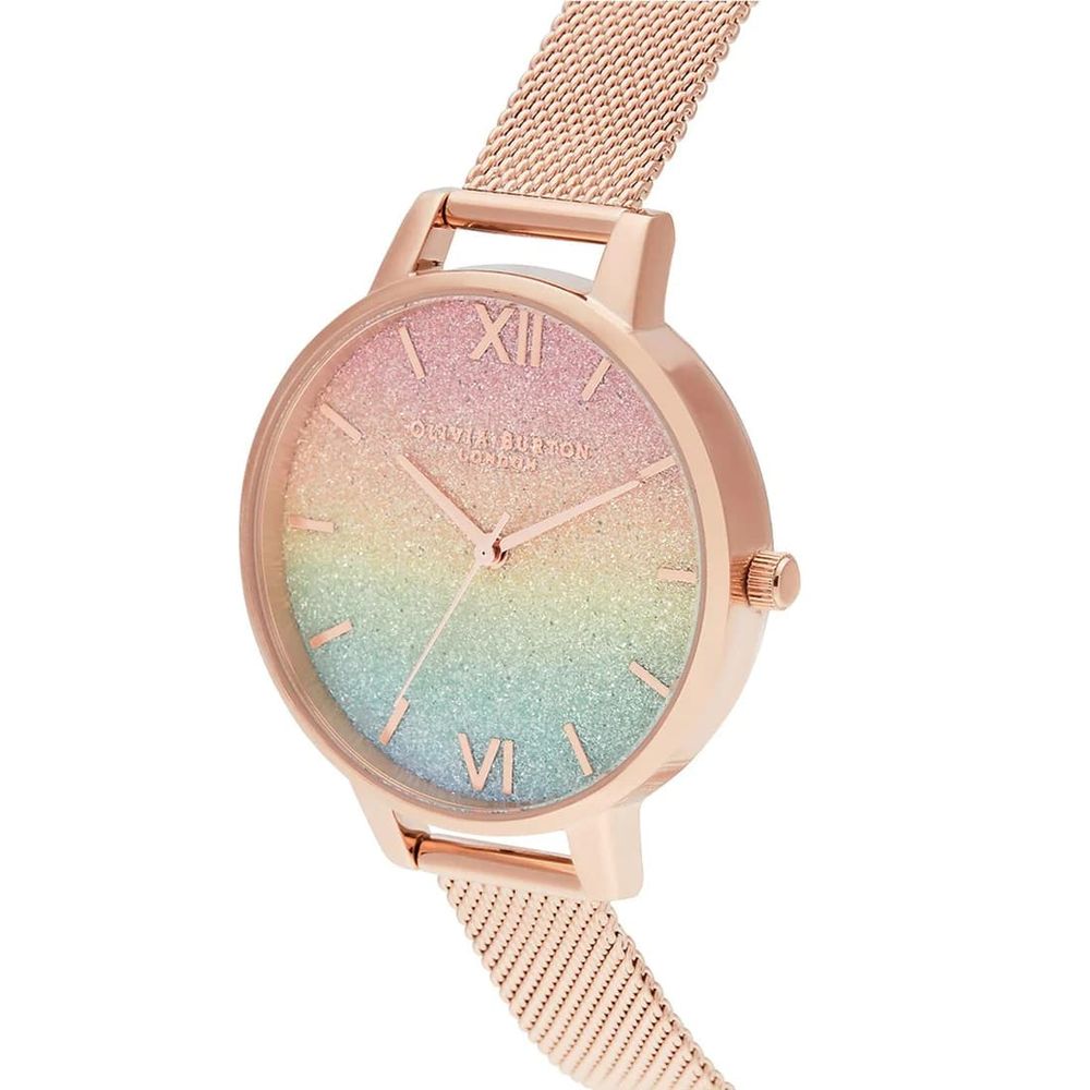 Olivia Burton Multicolor-Edelstahl-Kleidungsuhr