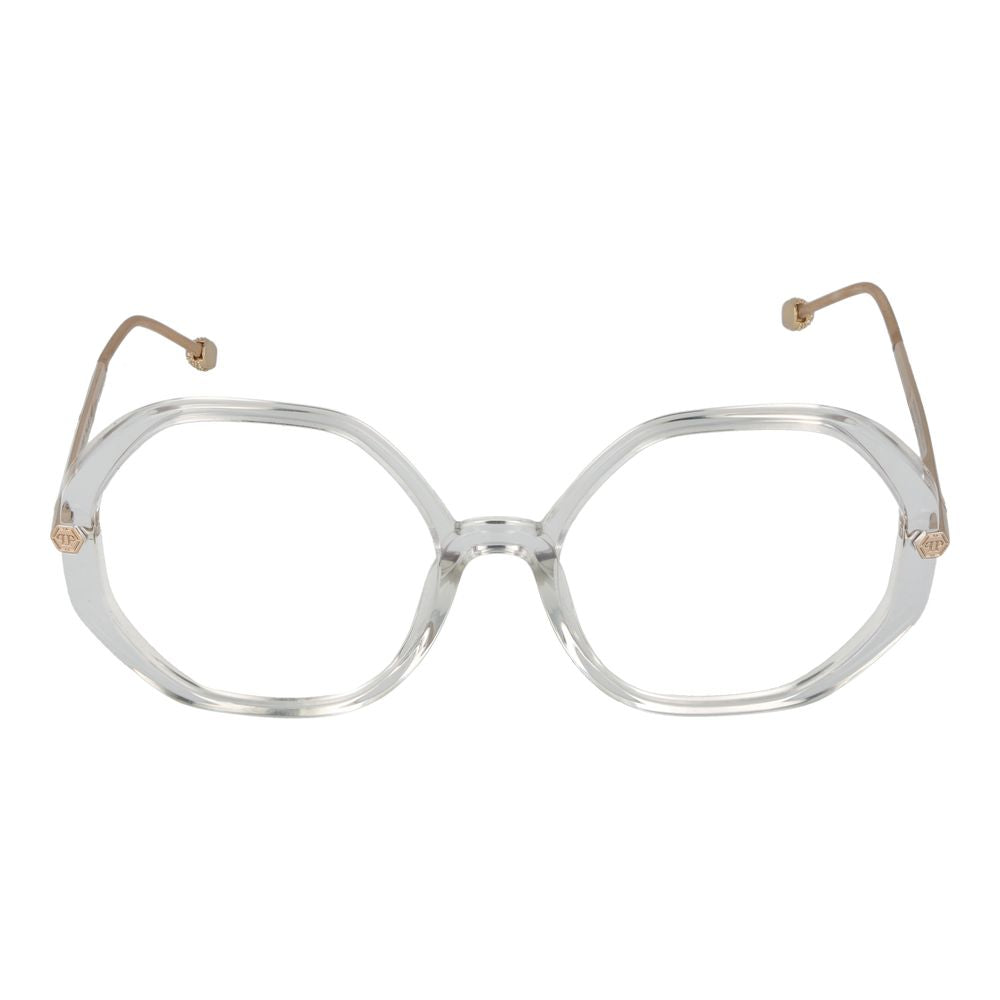 Philipp Plein Eyeglass Frames in Transparent Cellulose Acetate