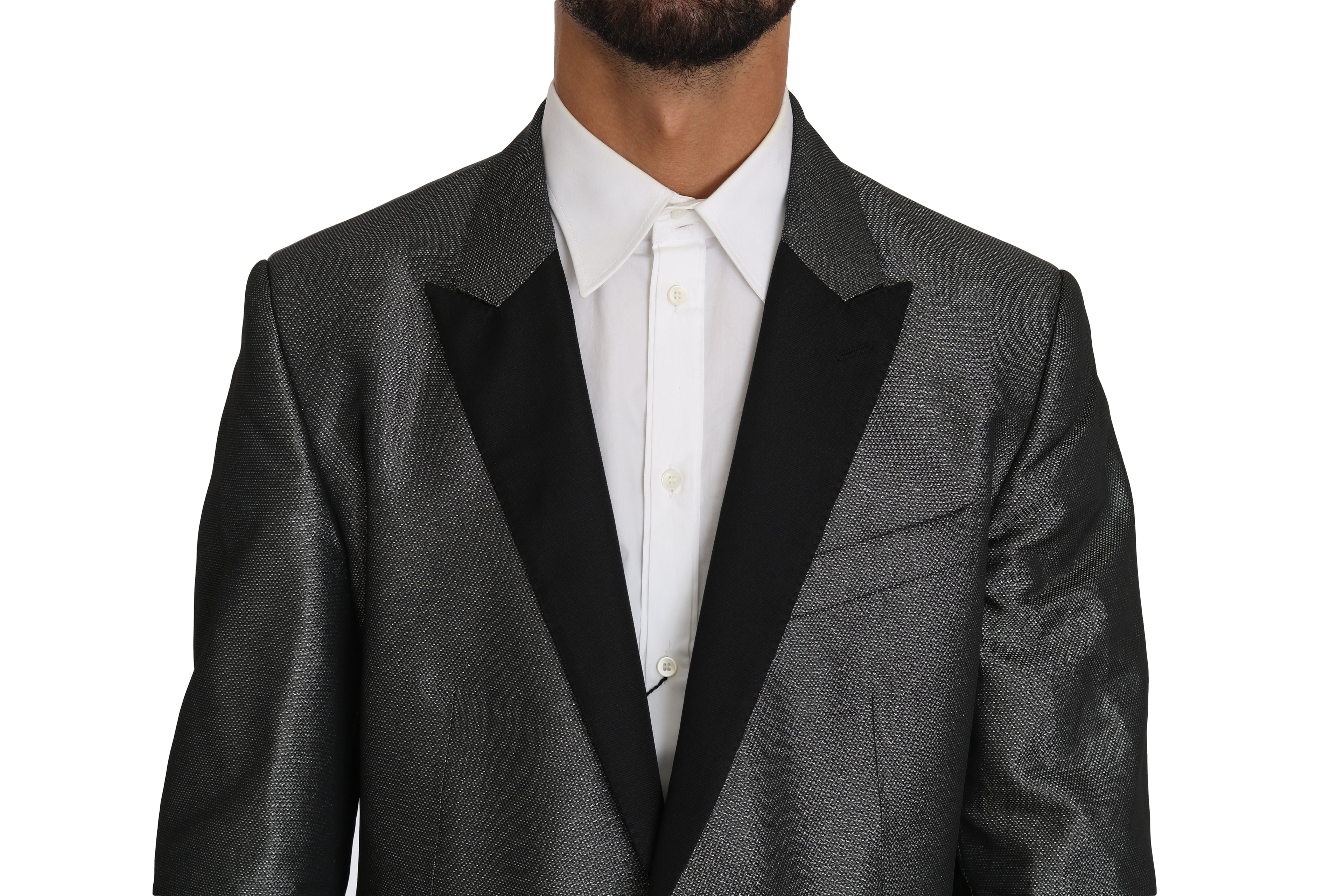 Dolce & Gabbana Grey Patterned MARTINI Suit, 2-piece