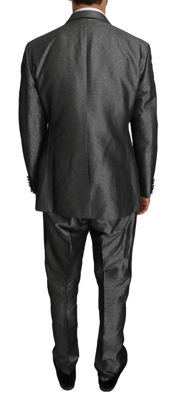 Dolce & Gabbana Grey Patterned MARTINI Suit, 2-piece