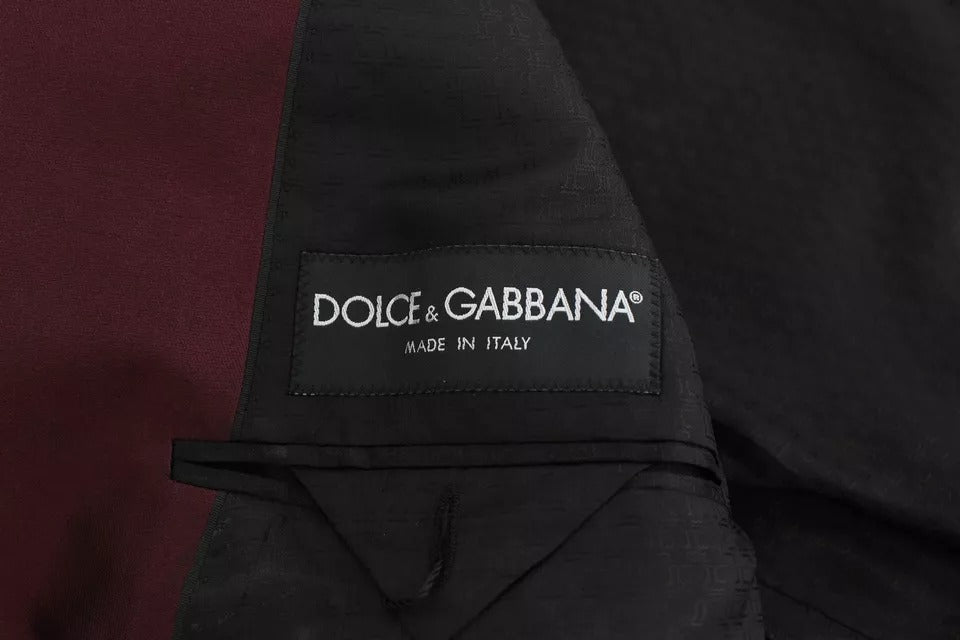 Dolce & Gabbana Multicolor Gestreifter Runway 3 Stück Slim Fit Weste Anzug